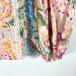 Zimmermann  Halliday Floral Lace Trim Balloon Sleeve Cotton Shirt 8 US NWT Photo 9