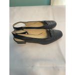 Trotters Lucy Womens Black Narrow Slingback Flats Shoes 8N Bin2 Size 8 Photo 1