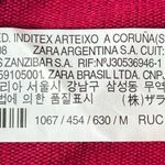 ZARA Short Sleeve Sweater Magenta Pink Size Medium Photo 4