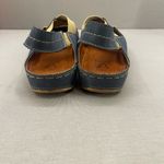 Italian Shoemakers V Italia blue leather shoes size 39/8 Photo 2