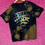 Pink Floyd Dark Side of The Moon bleach dye Rock T-shirt size XL Photo 2