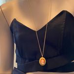 Vintage Gold tone Cameo Locket Necklace Photo 10
