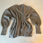 None Women's light tan Crew Neck Sweater oversized size Medium Photo 0