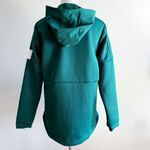 Adidas University of Miami Hurricanes Hoodie Womens Medium Sweatshirt Green Photo 5