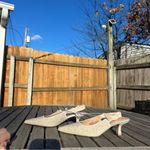 A New Day Nwt Women's Milan Slingback Heels -  size 7 pearl wedding summer spring Photo 4