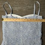 Vintage 1980’s Paco Rabanne Polka Dot Swing Spaghetti Strap Dress Blue Size M Photo 14