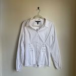 White House | Black Market NWT BHWM Grommet Poplin Shirt Photo 1