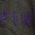 Victoria's Secret Victoria’s Secret love pink crew neck gray with cute speckledcolor heatheraccent Photo 2