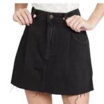 Free People We the Free Black Cosmic Flirt Fringe Mini Skirt Photo 1