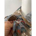 Vintage 80s Brown & Green country Floral blouse jacket blazer Size undefined Photo 3