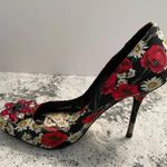 Dolce & Gabbana Pumps Floral Print Crystal Flower High Stiletto Heel Size 39.5 Photo 6