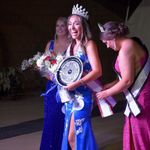 Hebeos Royal Blue And White Prom/Pageant Dress Photo 2