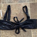 SKIMS Liquid Shine Swim Bandeau Bikini Top Onyx Size XL Photo 6