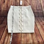 Cupcakes and Cashmere Women's Lace Front Mini Skirt Ivory Size Small Photo 4