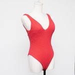 Seafolly Sea Dive Deep V Neck One Piece Swimsuit Red Photo 7