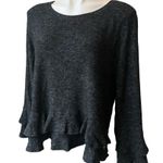 Anama USA Anama Tiered Ruffle Trim Sweater, Sz M Photo 4