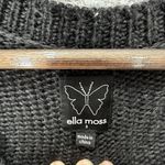 Ella Moss sweater women small gray nordic fair isle chunky knit alpaca wool cozy Photo 1