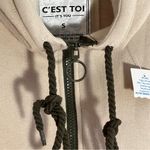 c'est toi C’EST TOI Hoodie color block size small brown orange Photo 3