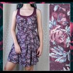 Urban Outfitters Kimichi blue UO floral rose purple sweetheart dress Photo 1