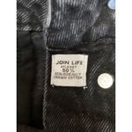 ZARA  Women's Black Mid Rise Frayed Raw Hem Cut Off Denim Jean Shorts Size 6 Photo 3