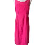 Edme & Esyllte deom Anthropologie Hot Pink Linen Sleeveless Dress ā Size 6 Photo 2