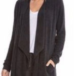 Barefoot Dreams  Island Cardigan Size Small Medium Black 903 Cozychic Lite Photo 0