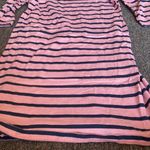 LL bean pink stripe mariners dress M Blue Size M Photo 2