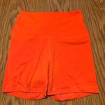 Yogalicious  Orange Biker Shorts Photo 0