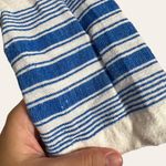 Anthropologie Lemlem  White Blue Striped Boat Neck 3/4 Sleeve Top Size S Photo 3