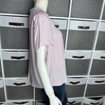 Bohme  Ruffle Short Sleeve Top in Rose Size Small Photo 9