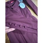 Staud Burgundy fitted body Cotton Blend Josephine Maxi Dress Women’s Size 4 Red Photo 10