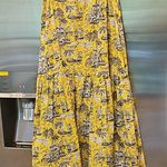 STAUD 💕💕 Sea Skirt ~ Yellow Toile 4 NWOT Photo 1