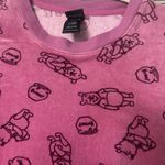 Disney Pink Women’s Winnie The Pooh Long Sleeve Sweatshirt Sz XL Photo 3