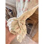 For Love Bell Puff Sleeve Smocked Floral Mini Dress Ruffles Size Medium Pink Photo 6