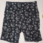 Snoopy in space workout tights size medium women's Black Photo 0