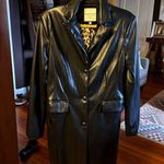 Bagatelle Faux Leather Trench Coat sz S to M Photo 5