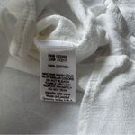 Michael Lauren  White Button-Up Shirt Criss Cross Back Size Large NWOT Photo 6