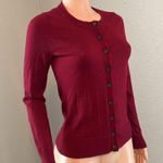 Banana Republic Women's  red Merino Extra Fine Wool Cardigan Sweater Size XS #54 Photo 2