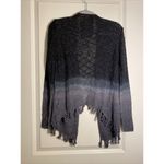 Young Fabulous and Broke  Women’s Ombre Fringe Cardigan Sweater Open Front Sz Small Photo 2