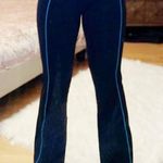 Lululemon Black and Blue Flare Leggings! Photo 0