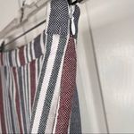 Free People  Striped Linen Blend Ankle Length Pants Sz 2 Photo 5