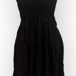 Tsher Black Strapless Smocked Dress – Size Small Photo 0