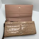 Kate Spade New York Croco Print Wallet w/ Wristlet Photo 3