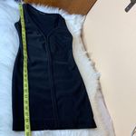 Foreign Exchange  Black BodyCon Mini Dress W/Sheer Panels Size Small Photo 11