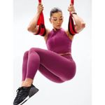 Athleta New XL Interval Stash High Rise 7/8 Legging X-Large Wildberry #821389 Photo 5