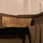 Ooh La Luxe Green Army Long Sleeve Romper Tie Cut Out Photo 3