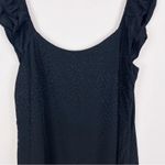Gentle Fawn Black Dot Ruffle Sleeveless Mini Dress Size Small Photo 2