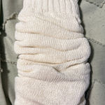 Juncture Women's knit Cream Leg Warmers Photo 0