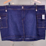 Old Navy 94 Reissue Mini Cargo Jean Skirt - Women's - Size 22 Plus Size Photo 0