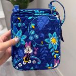 Vera Bradley  X Disney Parks Mickey& Minnie Blue Floral Crossbody Bag - New Photo 1